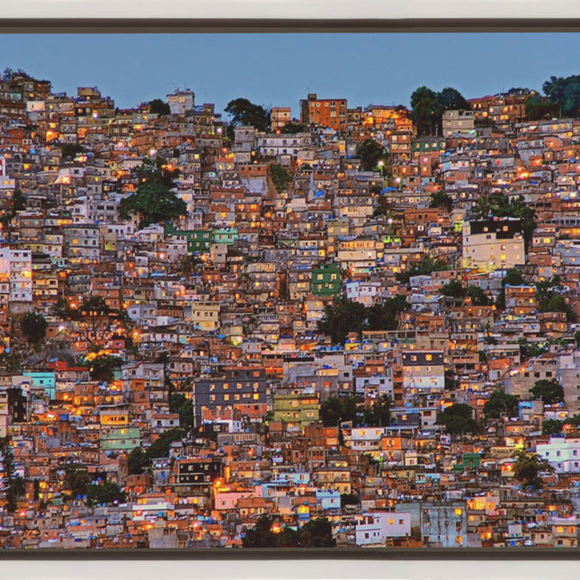 Wall Art Nightfall in the Favela da Rocinha-1