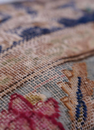 Canvello Antique Handmade Kerman Rug Pillows - 18"x18"