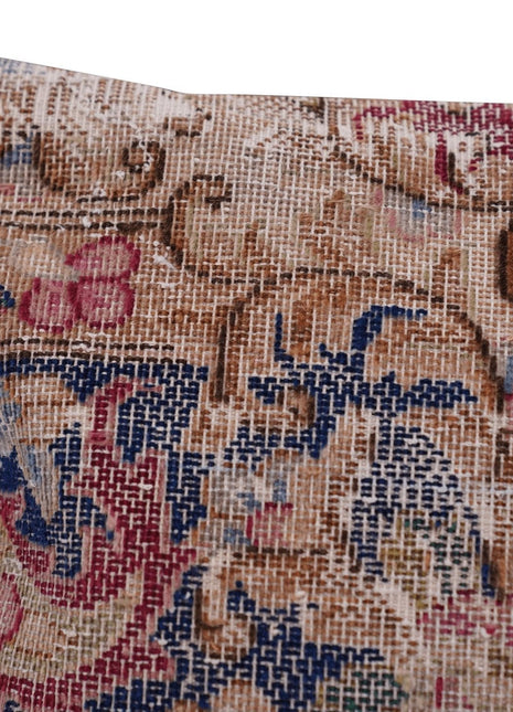 Canvello Antique Handmade Kerman Rug Pillows - 18"x18"