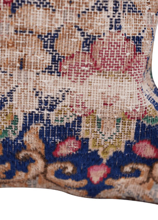 Canvello Antique Handmade Kerman Rug Pillows - 18"x18"