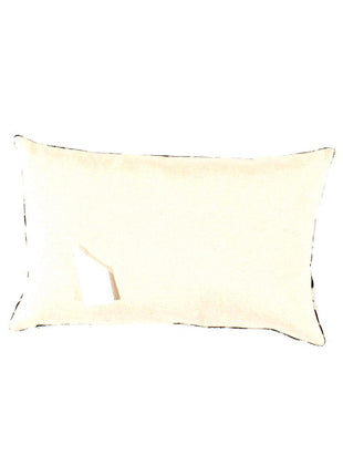 Canvello Black & Blue Silk Ikat Pillows - TI 156