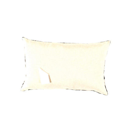 Canvello Black & Blue Silk Ikat Pillows - TI 156