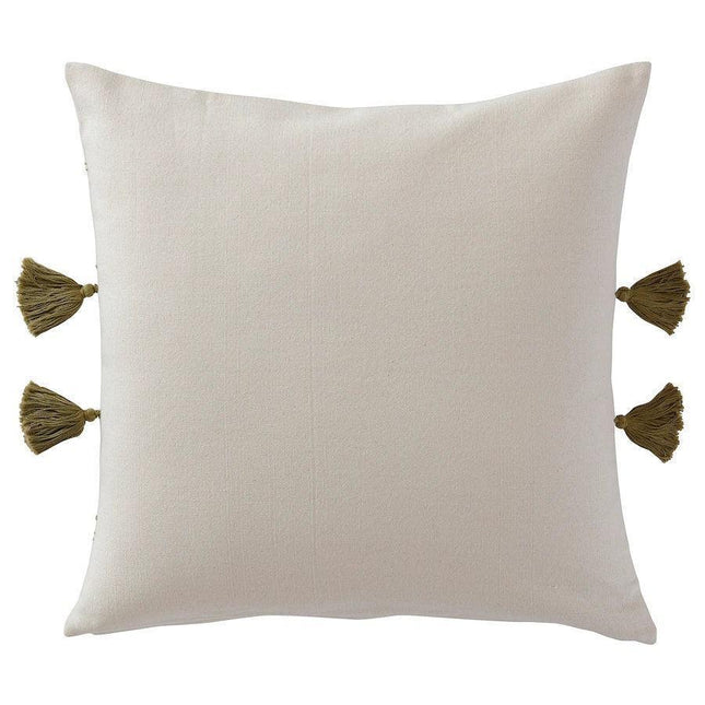 Canvello Handmade Off White Throw Pillows | 20 x20 in