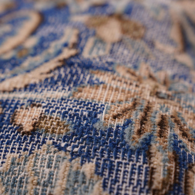 Canvello Kerman Rug Blue Accent Pillows - 18"x18"