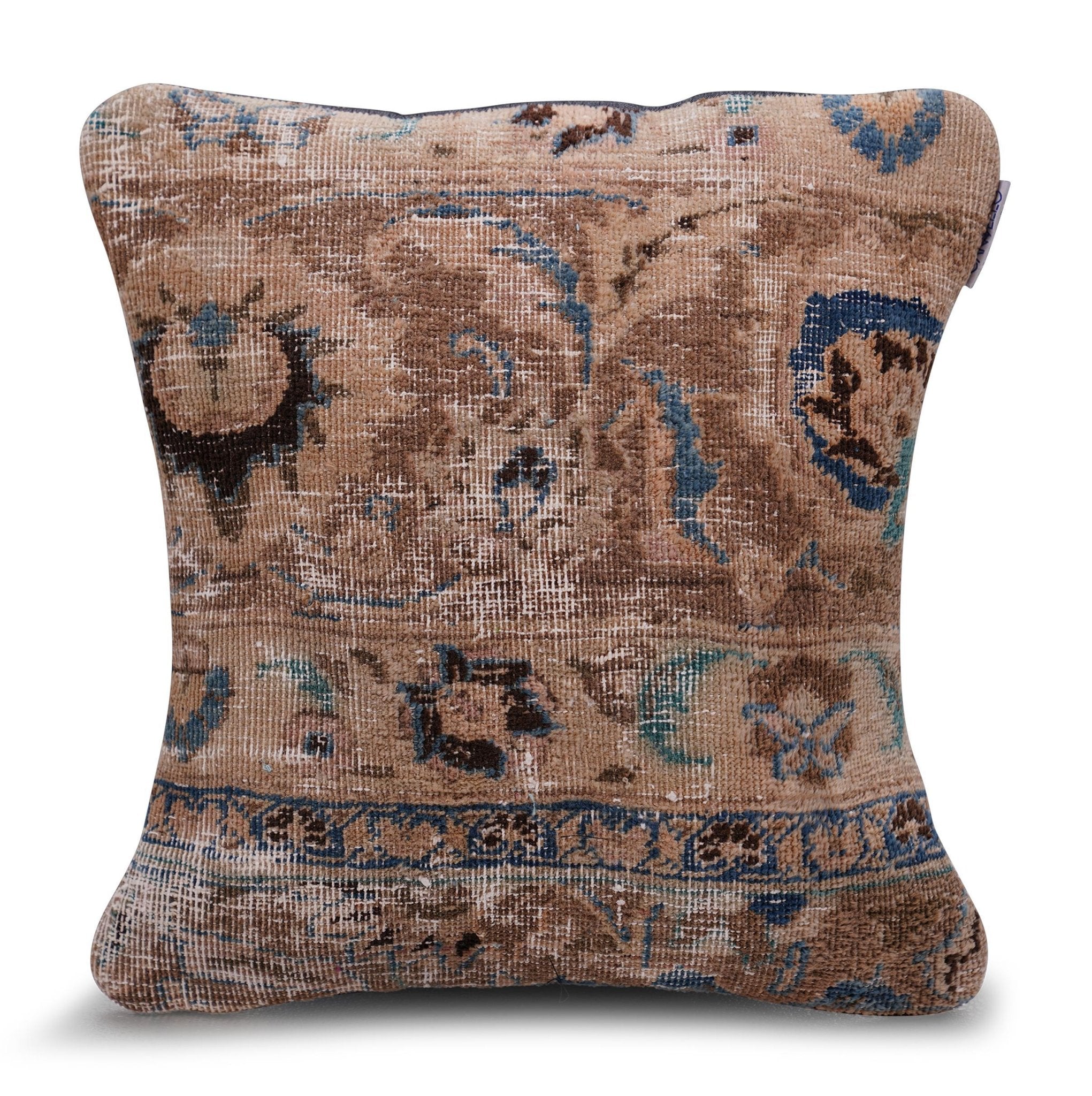 Decorative pillow with intricate pattern on a white background