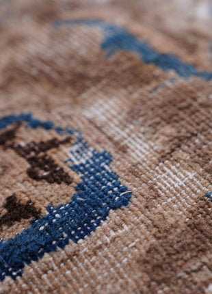 Canvello Kerman Rug Brown Throw Pillows - 18"x18"