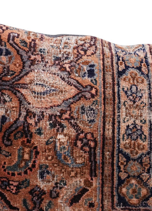 Canvello Kerman Rug Light Brown Throw Pillows - 18"x18"