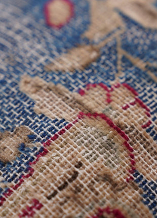 Canvello Kerman Rug Royal Blue Pillows For Couch - 16"x16"