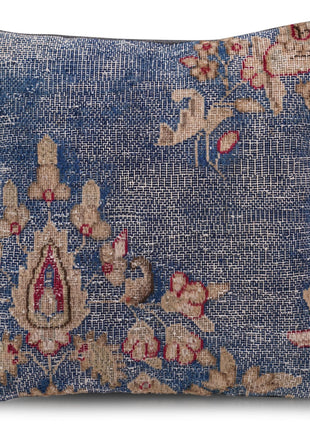 Canvello Kerman Rug Royal Blue Pillows For Couch - 16"x16"