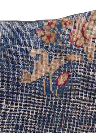 Canvello Kerman Rug Royal Blue Pillows For Couch - 16"x16"