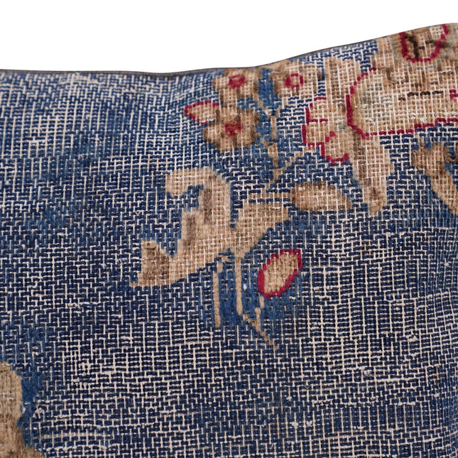 Canvello Kerman Rug Royal Blue Pillows For Couch - 16"x16"