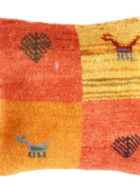 Canvello Lori Baft Rust Orange Throw Pillows - 16"X16"