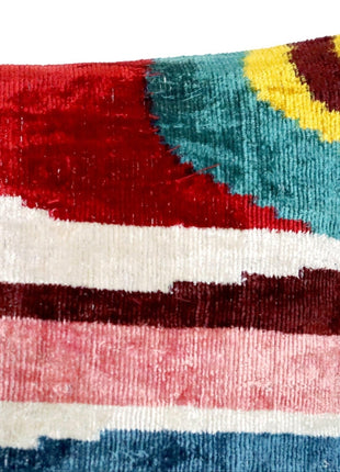 Canvello Luxury Multi Color Throw Pillows Donw Filled - 16x24 in