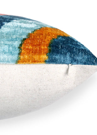 Canvello Luxury Multi Color Throw Pillows Donw Filled - 16x24 in