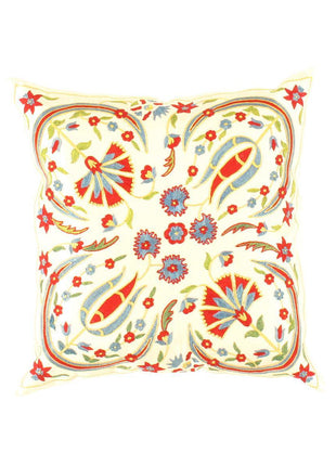 Canvello Suzani Turkish Beige Pillows - TS 3