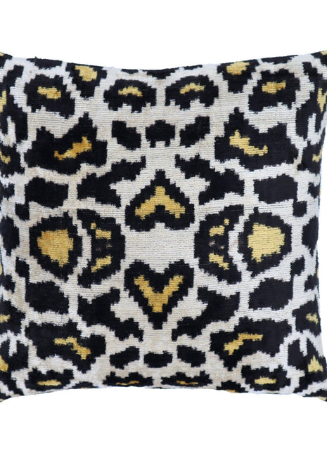 Canvello Tiger Print Black Pillows For Couch - 16x16 inch