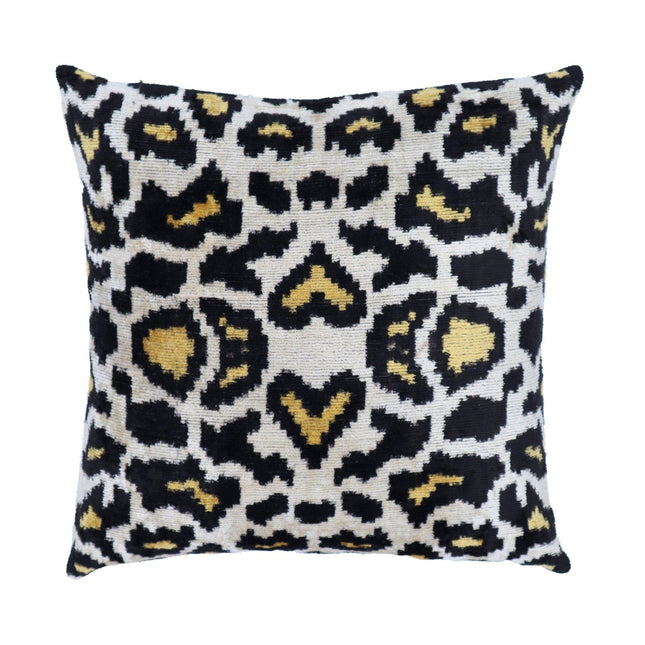 Canvello Tiger Print Black Pillows For Couch - 16x16 inch
