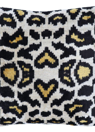 Canvello Tiger Print Black Pillows For Couch - 16x16 inch