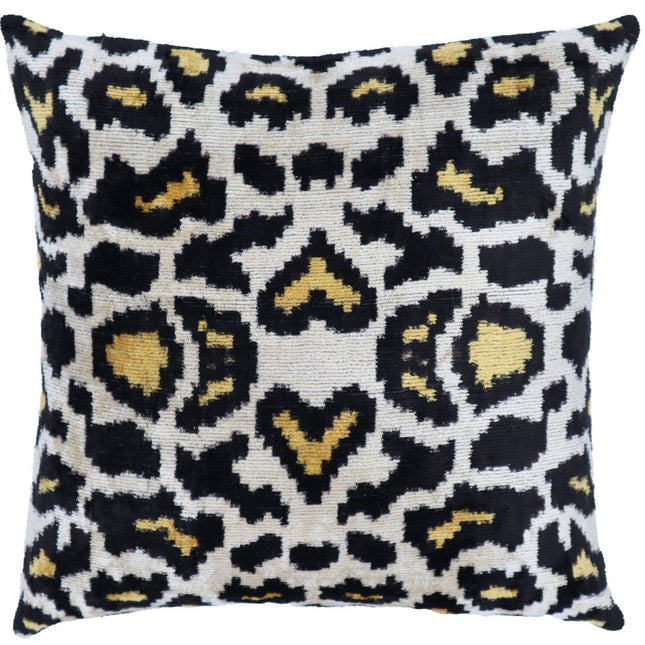 Canvello Tiger Print Black Pillows For Couch - 16x16 inch
