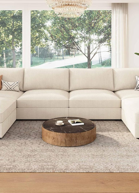 Modular Sectional Sofa with Storage Chaise