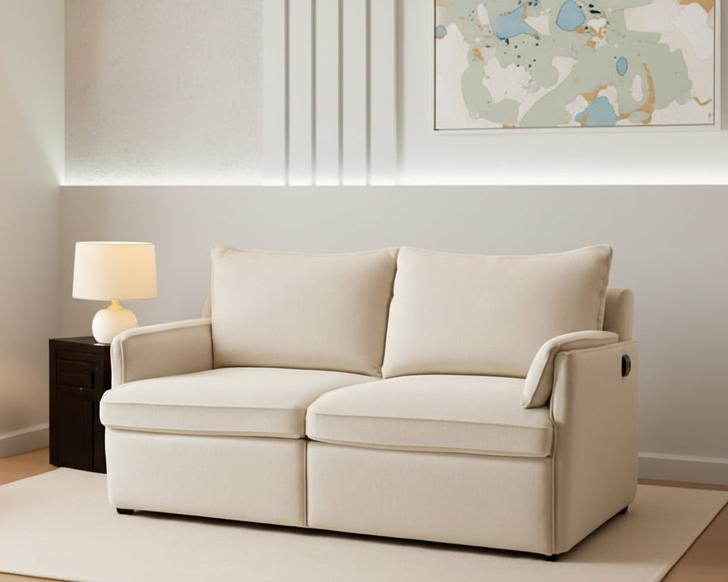 Convertible King Sofa Bed with USB Charging and Pockets-0