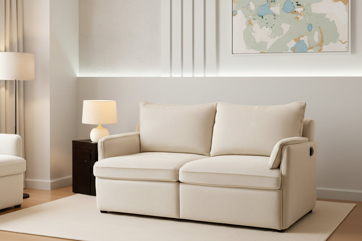 Convertible King Sofa Bed with USB Charging and Pockets-0