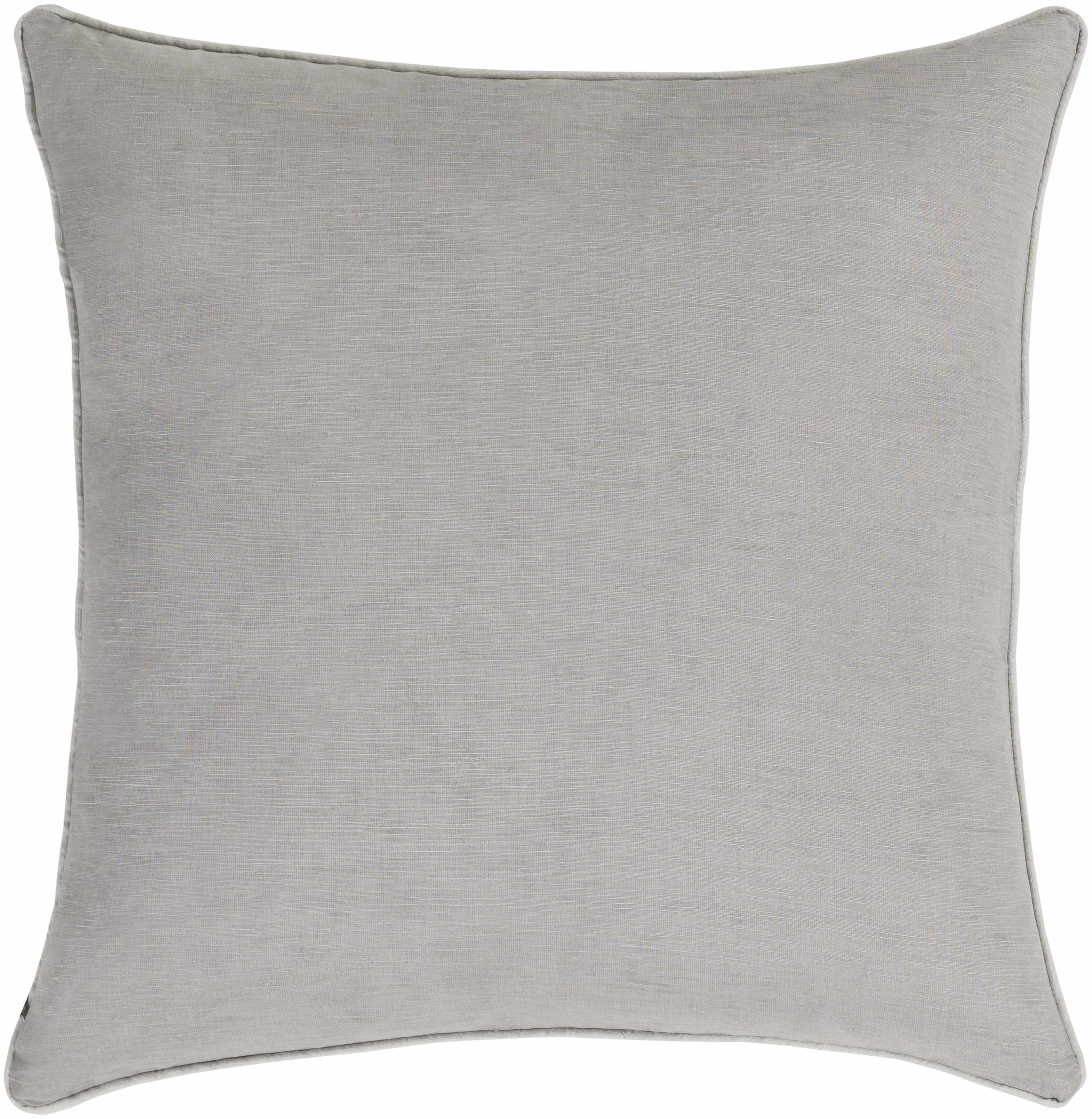 Gray pillow on a white background