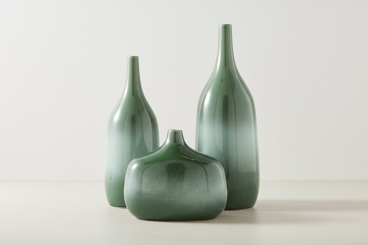 Cinigiano Green Vase-0