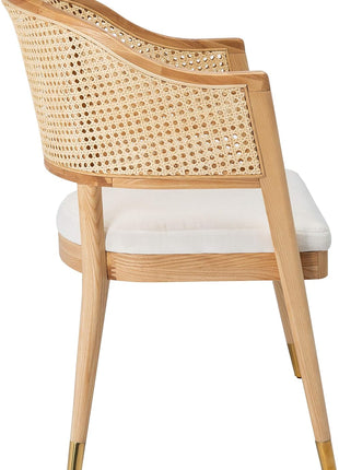 Couture Home Collection Rogue Natural Rattan Living Room Dining Accent Chair (Fully Assembled) SFV4106B-3