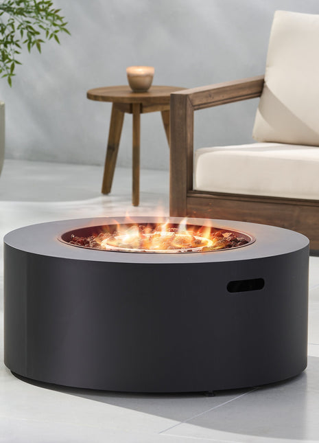 Round Iron Fire Pit-1