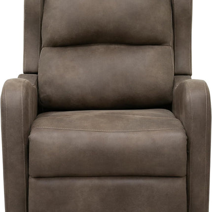 Recliner Chair Living Room Reclining Sofa Chair, Home Theater Seating Modern Recliner, Manual Recliner Sofa Chair for Living Room/Office/Apartment, Wall Hugger Recliner, Brown-3