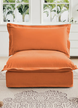 Koala Armless Sofa - Orange-0