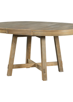Farmhouse Round Extendable Dining Table-3