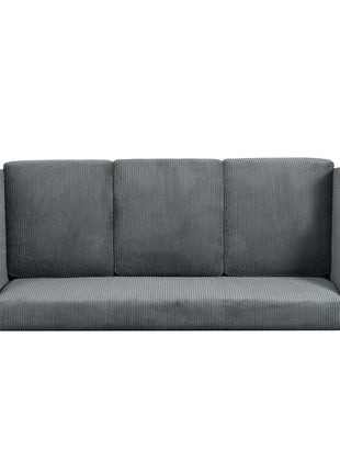 BEIGE  3 SEATER SOFA,GRAY COLOR