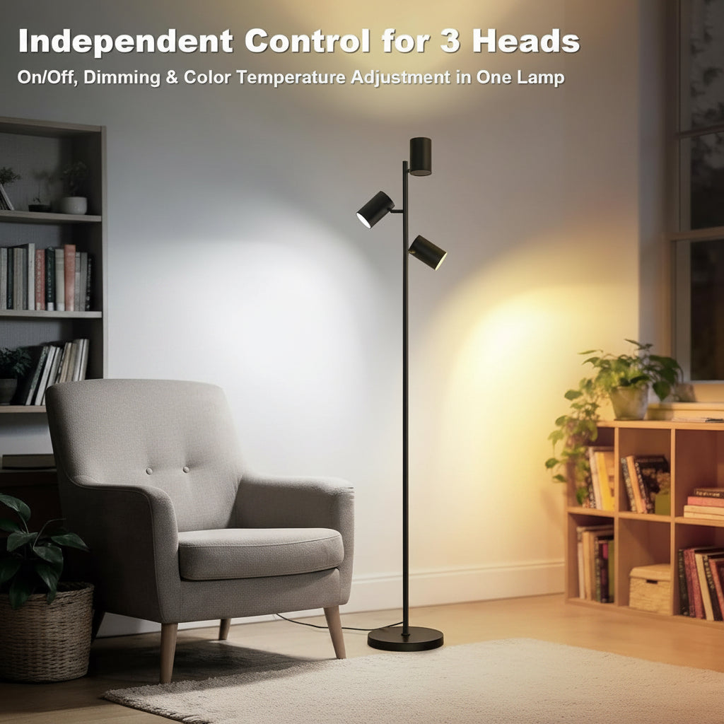 Floor Lamp With Remote Dimmable