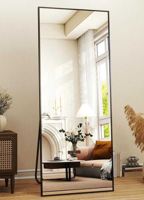 21"X 56" Rectangular Full-Length Mirror with Frame, Large Wall-Mounted or Leaning Floor Mirror for Bedroom, Entryway, and Living Room Décor, Modern Dressing Mirror for Home-1