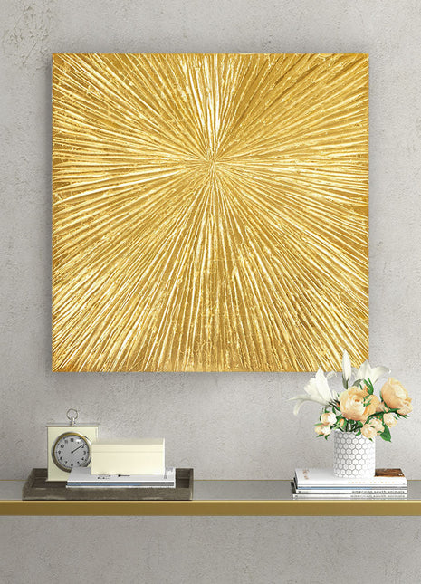 Hand Painted Dimensional Resin Wall Art-1