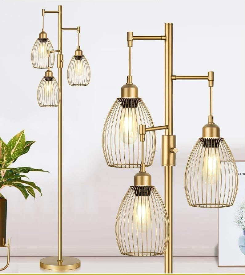  Floor Lamp Teardrop Cage Tall