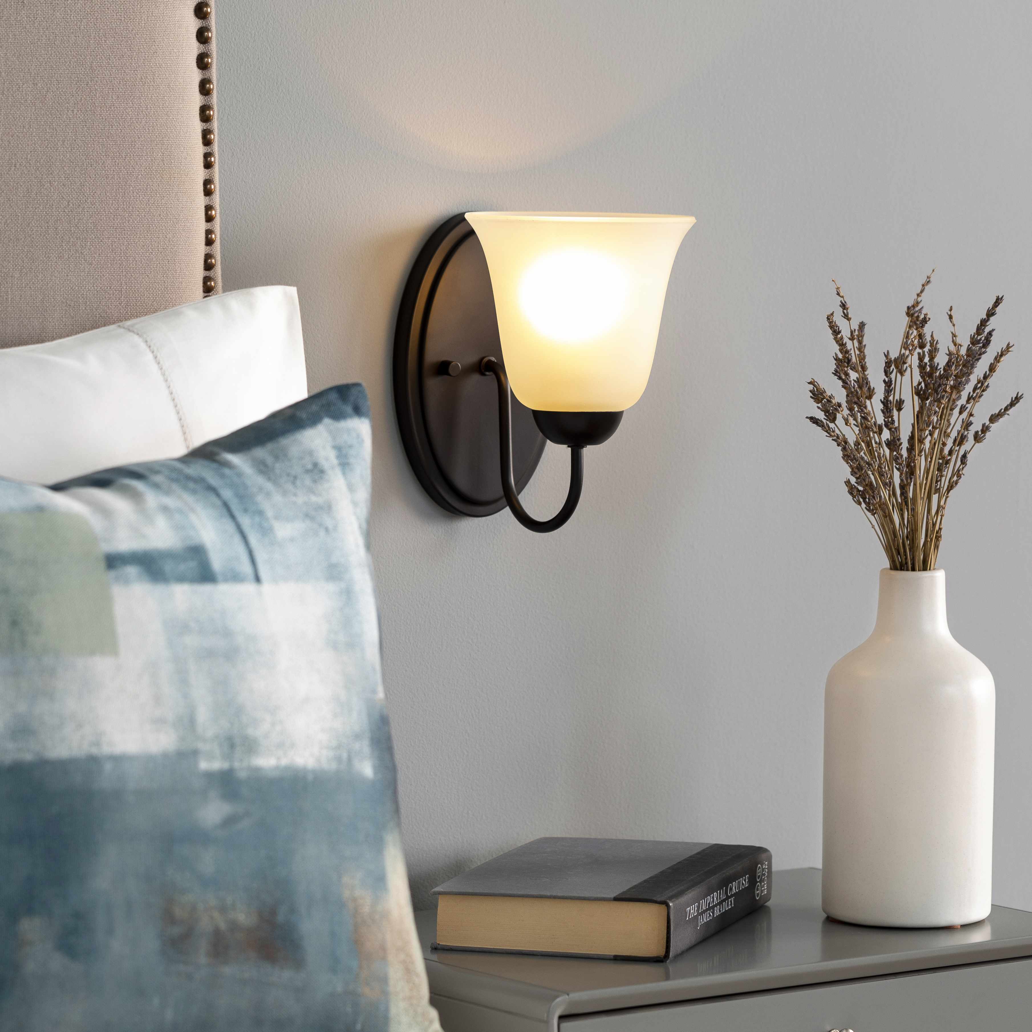 Heysham Black Iron Wall Sconce - Clearance-0