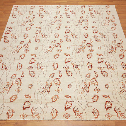 8' x 10' Hand Knotted Vegetable Dyes Oriental Area rug Beige-2
