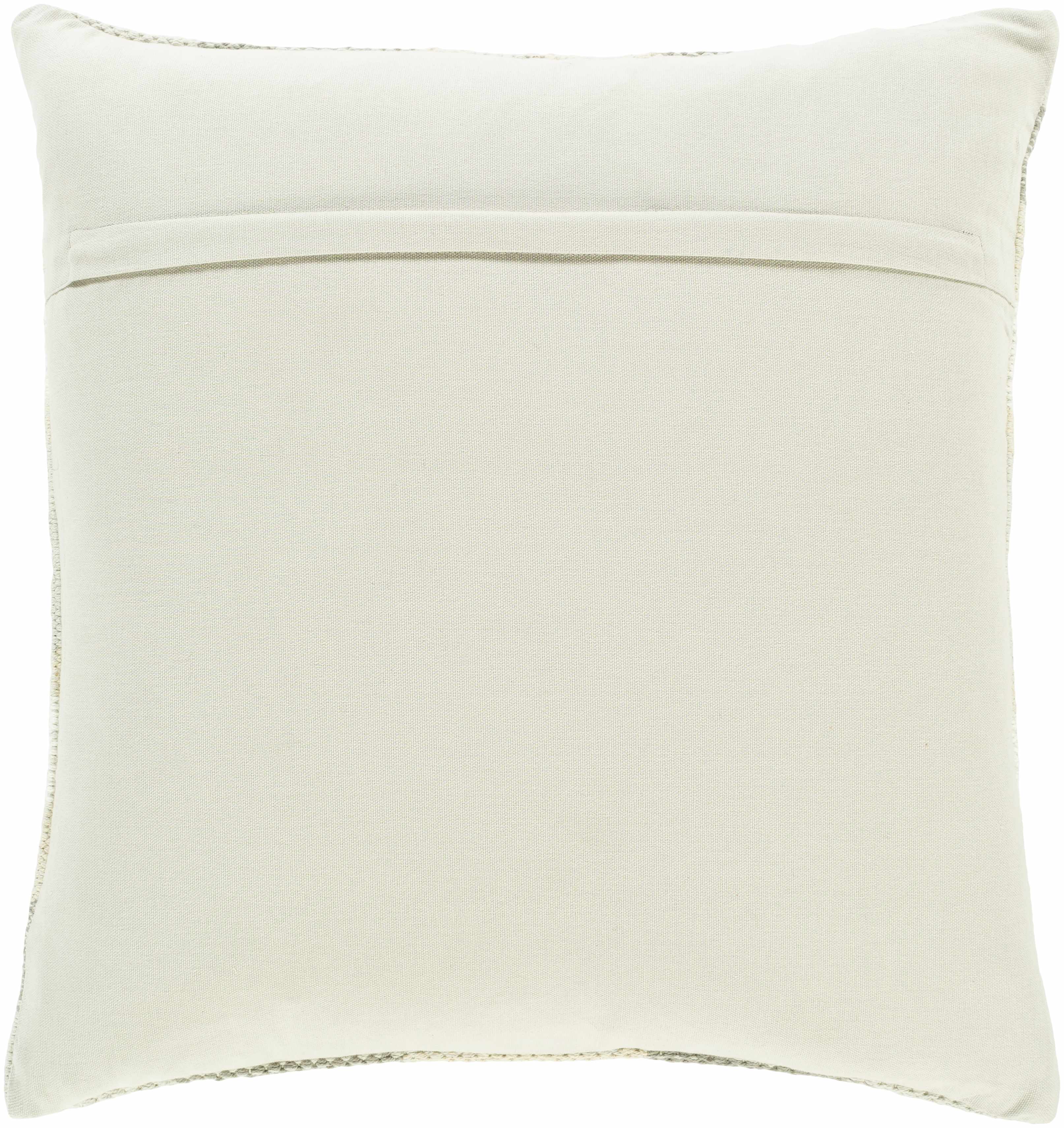 Beige pillow on a white background