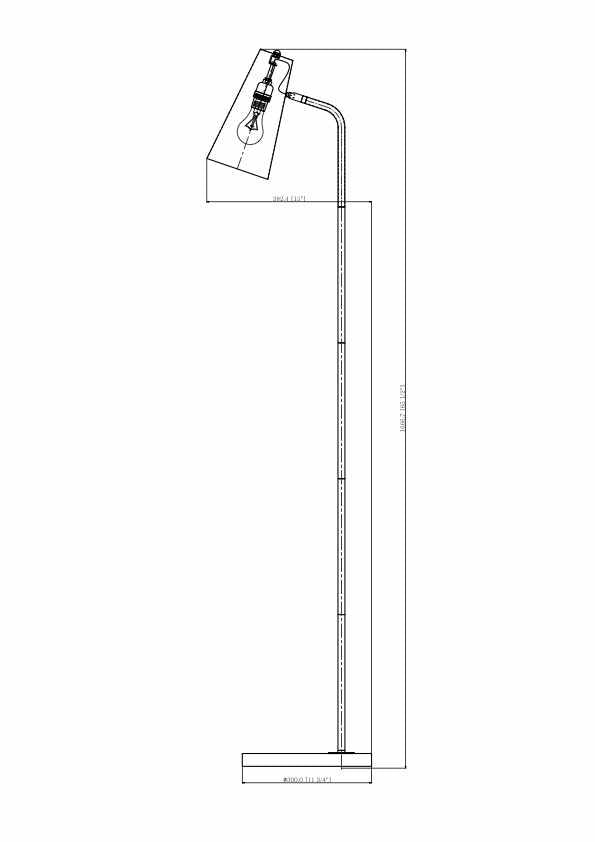 Hardy Haus Montacuto Metallic - Nickel Floor Lamp