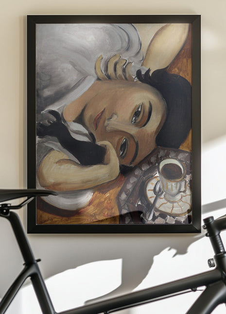 Wall art Lorette Con Una Tazza Di Caffe 1916-1
