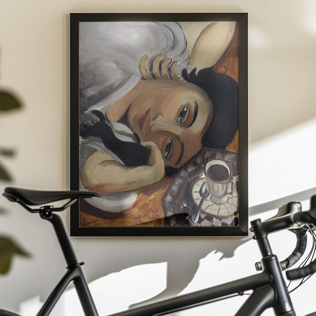 Wall art Lorette Con Una Tazza Di Caffe 1916-1