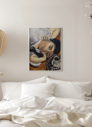 Wall art Lorette Con Una Tazza Di Caffe 1916-2