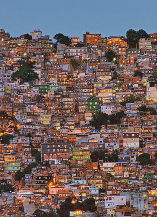 Wall Art Nightfall in the Favela da Rocinha-3