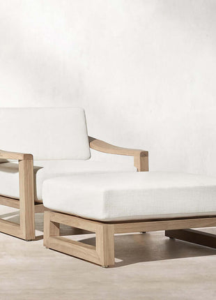 Sebastian Teak Ottoman Sofa-4