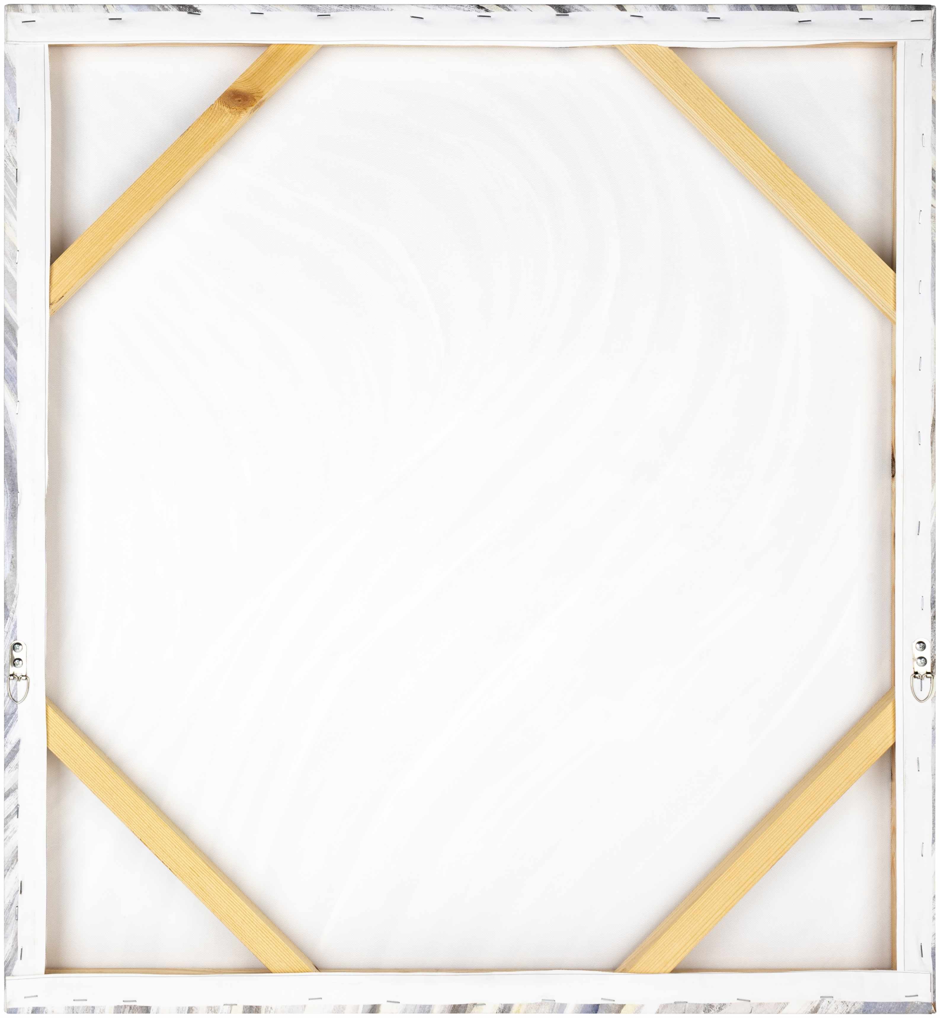 Decorative frame with gold geometric design on a white background