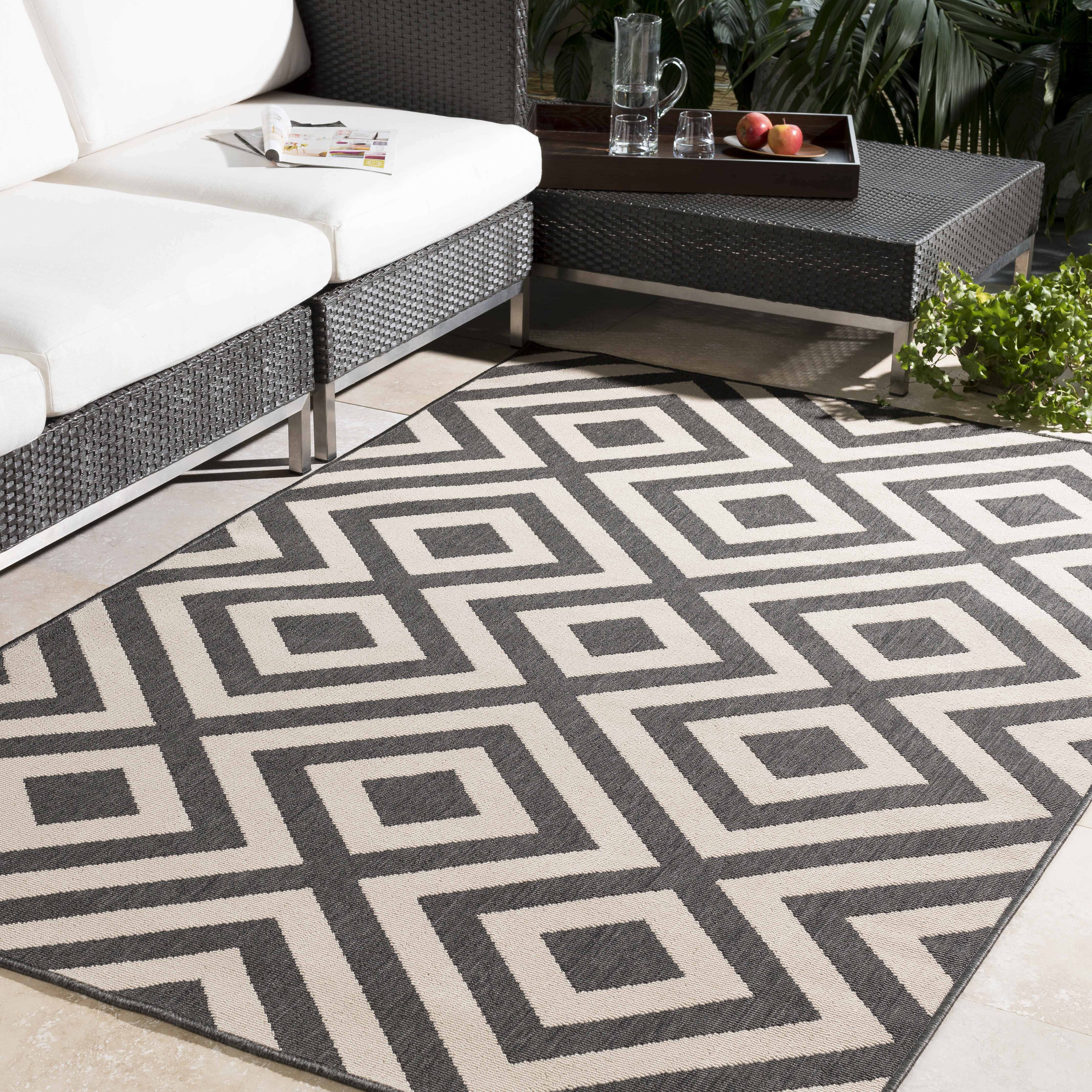 Spilsby Geometric Outdoor Rug - Clearance-3