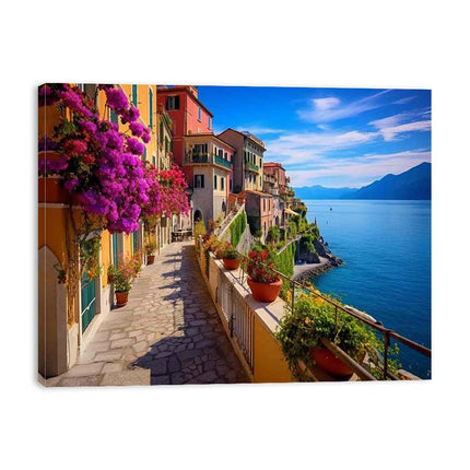 Cinque Terre in Italy Art Canvas Art Print